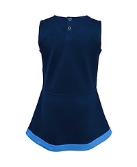 Outerstuff Girls Baby Boys and Navy Tennessee Titans Cheer Captain Jumper Dress