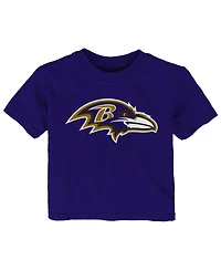 Outerstuff Baby Boys and Girls Purple Baltimore Ravens Primary Logo T-Shirt