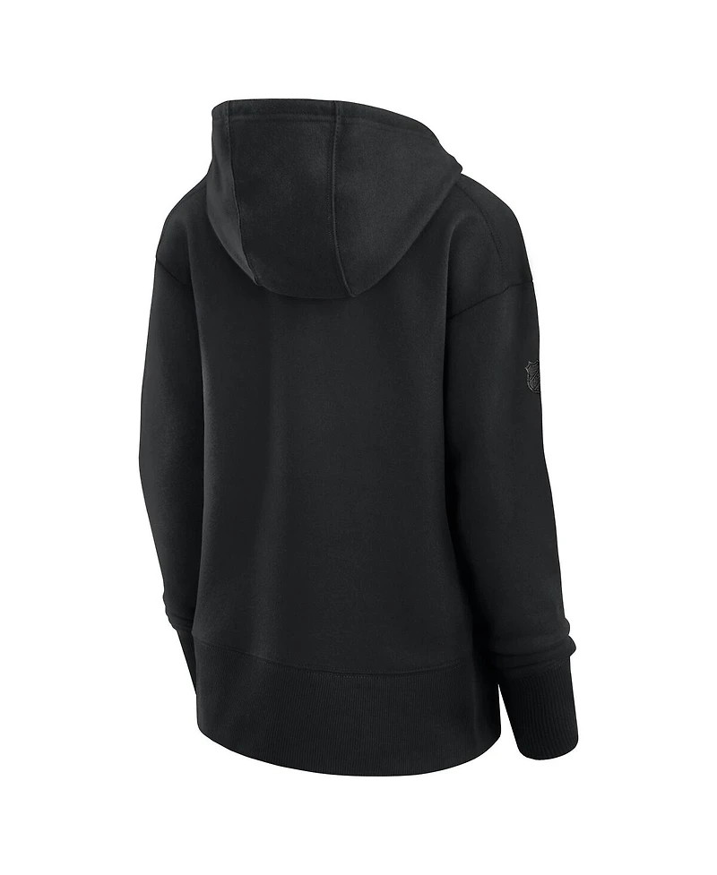 Fanatics Women's Black Pittsburgh Penguins Authentic Pro Road Pullover Hoodie