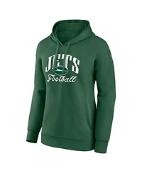Fanatics Women's Green New York Jets Victory Script Pullover Hoodie