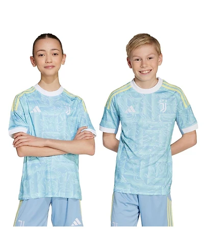 Adidas Big Boys and Girls Blue Juventus 2025/26 Away Replica Jersey