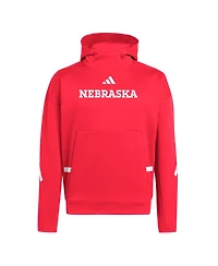 Adidas Men's Scarlet Nebraska Huskers Z.n.e. Pullover Hoodie