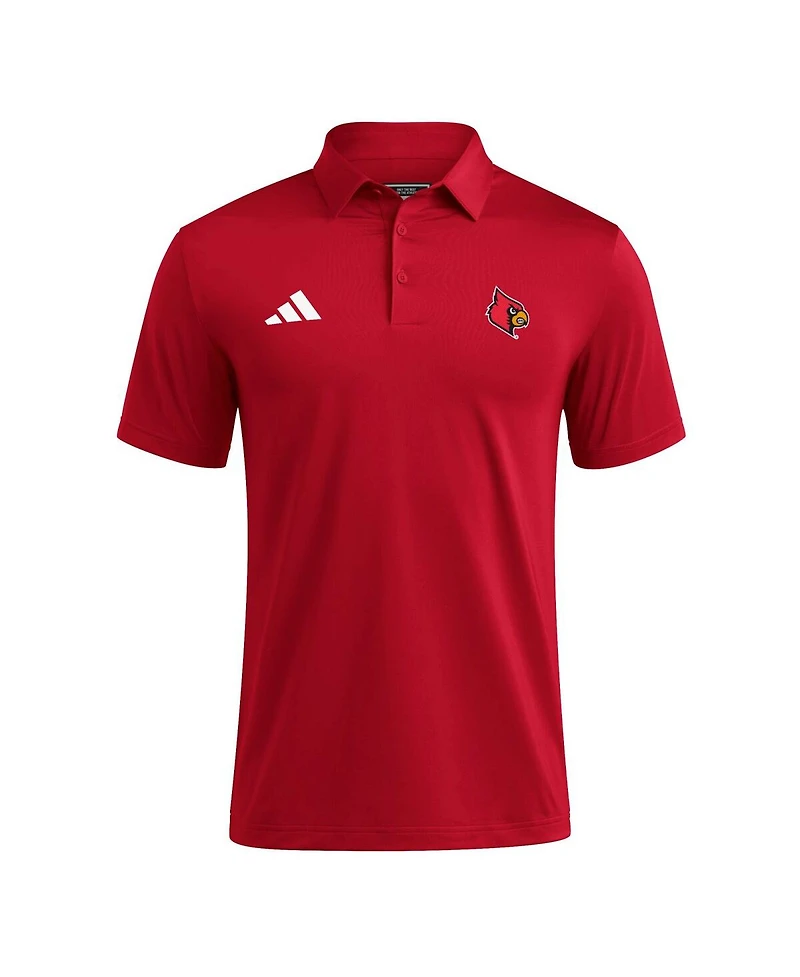 Adidas Men's Red Louisville Cardinals Ultimate 365 Polo Shirt