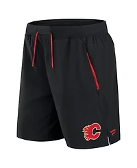 Fanatics Men's Black Calgary Flames Authentic Pro Rink Performance Shorts