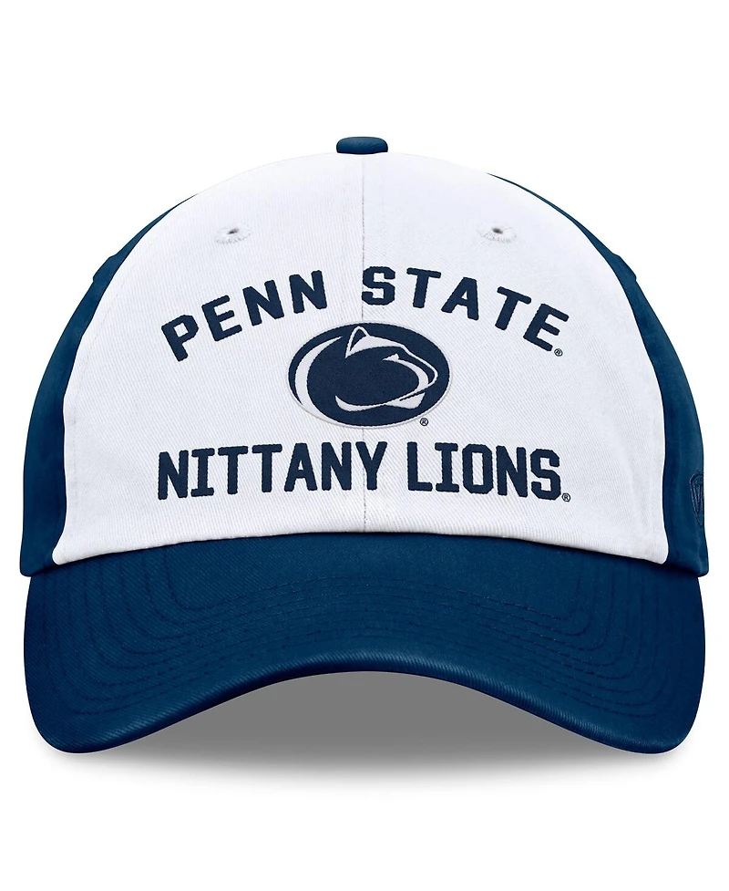 Top of the World Men's White/Navy Penn State Nittany Lions Heritage Weston Adjustable Hat