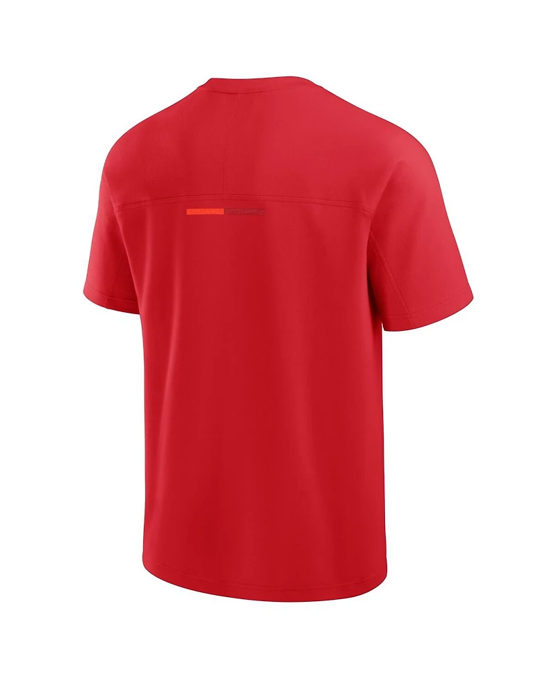 Fanatics Men's and Women's Red Kansas City Chiefs Elements Flex Tri-Blend T-Shirt