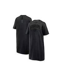 Fanatics Women's Black Pittsburgh Steelers Elements Go Tri-Blend Dress