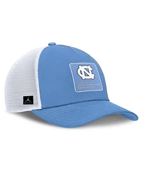 Jordan Men's Carolina Blue/White North Carolina Tar Heels 2025 On-Field Rise Engineered Trucker Adjustable Hat