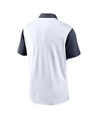 Jordan Men's White/Navy North Carolina Tar Heels Athletic Prep Alt Logo Vapor Performance Polo Shirt