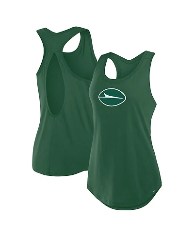 Fanatics Women's Green New York Jets Iron Fan Tank Top
