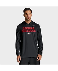 Nike Men's Georgia Bulldogs 2025 Sideline Performance Long Sleeve Hoodie T-Shirt