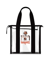 Wear by Erin Andrews Cincinnati Bengals Stadium Tote Bag with Team Color Trim