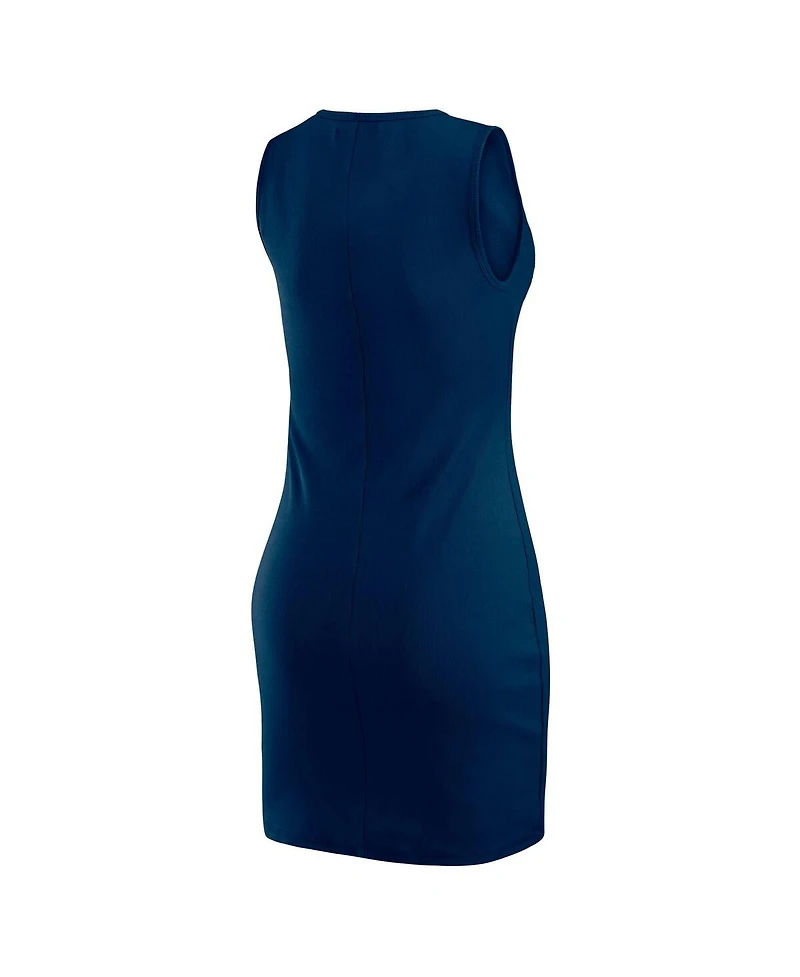 Wear by Erin Andrews Women's x Gracie Hunt College Navy Seattle Seahawks Ribbed Tank Dress