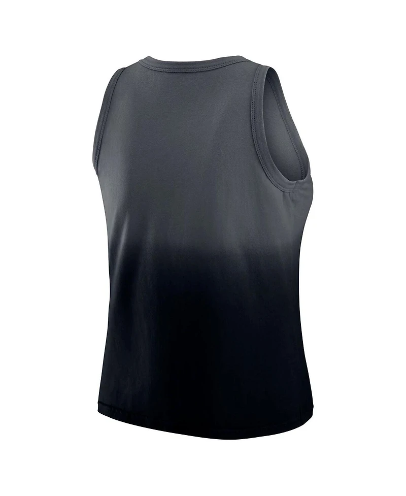 Wear by Erin Andrews Women's x Gracie Hunt Navy Houston Texans Ombre Tank Top