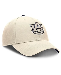 Nike Men's Natural Auburn Tigers Rise Primetime Dri-fit Trucker Adjustable Hat