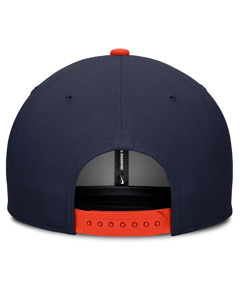 Nike Men's Orange/White Auburn Tigers Pro Legacy Script Snapback Hat