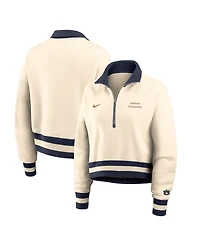 Nike Women's Tan Auburn Tigers Legacy Half-Zip Sweatshirt