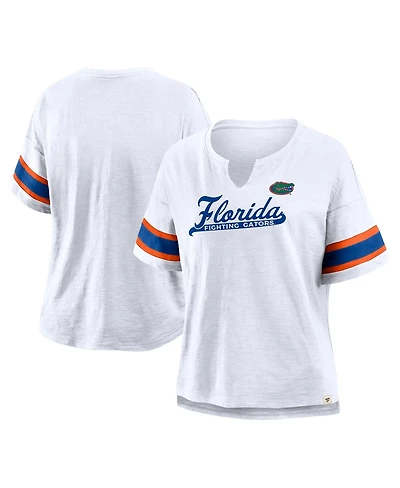 Fanatics Women's White Florida Gators Hometown Premium Script T-Shirt