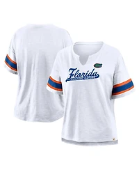 Fanatics Women's White Florida Gators Hometown Premium Script T-Shirt