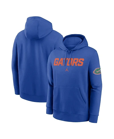 Jordan Men's Royal Florida Gators Nickname Club Fleece Pullover Hoodie
