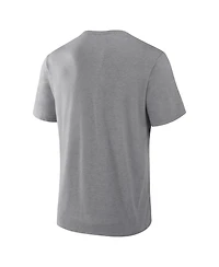 Fanatics Men's Heather Gray Kansas City Chiefs First Down Tribute Tri-Blend T-Shirt