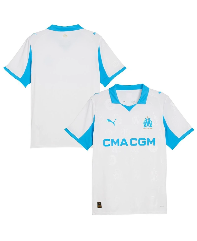 Puma Men's White Olympique Marseille 2025/26 Replica Home Jersey