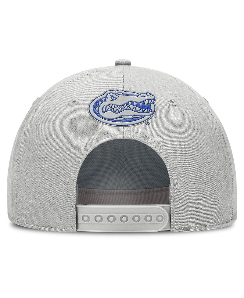 Jordan Men's Gray Florida Gators 2025 Sideline Dust Pinched Rise Adjustable Hat