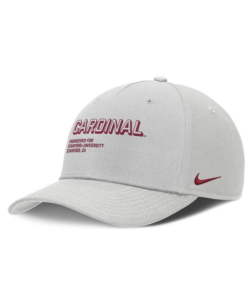 Nike Men's Gray Stanford Cardinal 2025 Sideline Dust Pinched Rise Adjustable Hat
