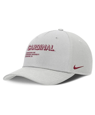 Nike Men's Gray Stanford Cardinal 2025 Sideline Dust Pinched Rise Adjustable Hat