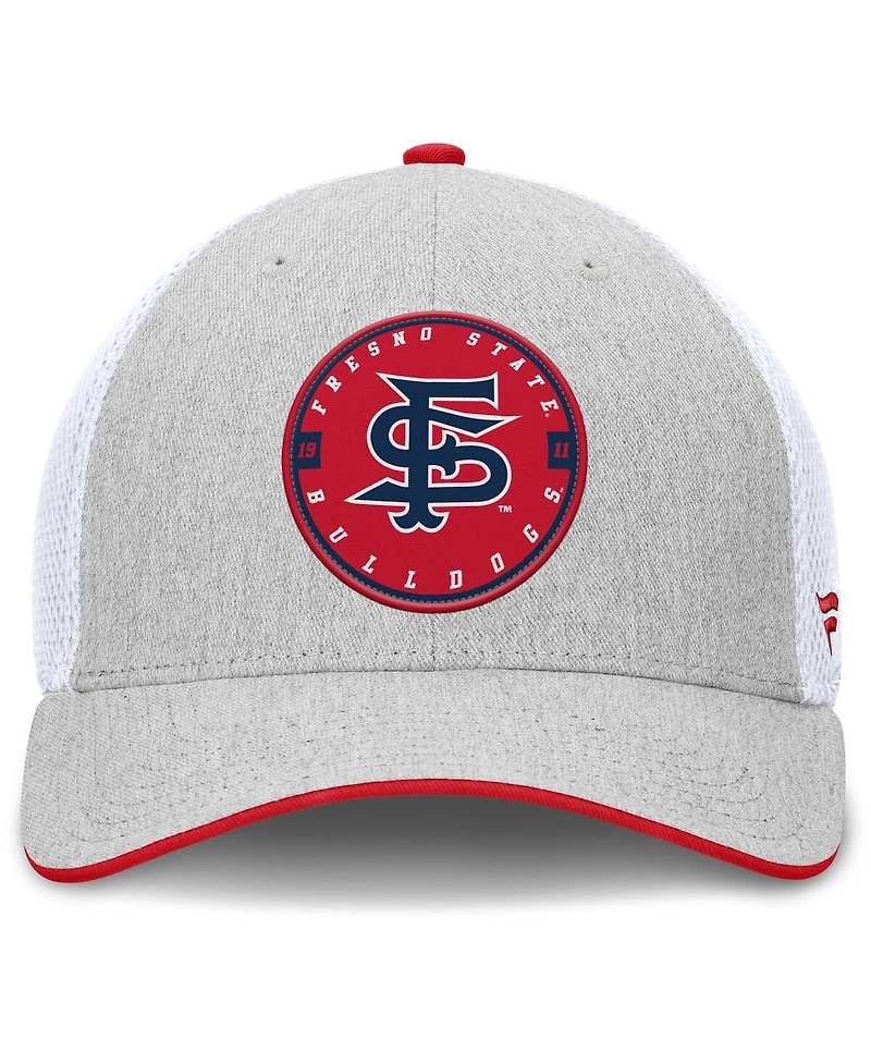 Fanatics Men's Heather Gray Fresno State Bulldogs Trigger Flex Hat