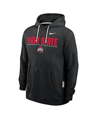 Nike Men's Black Ohio State Buckeyes 2025 Sideline Standard Issue Dri-fit Hoodie