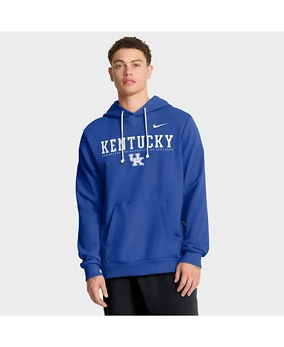 Nike Men's Royal Kentucky Wildcats 2025 Sideline Standard Issue Dri-fit Hoodie