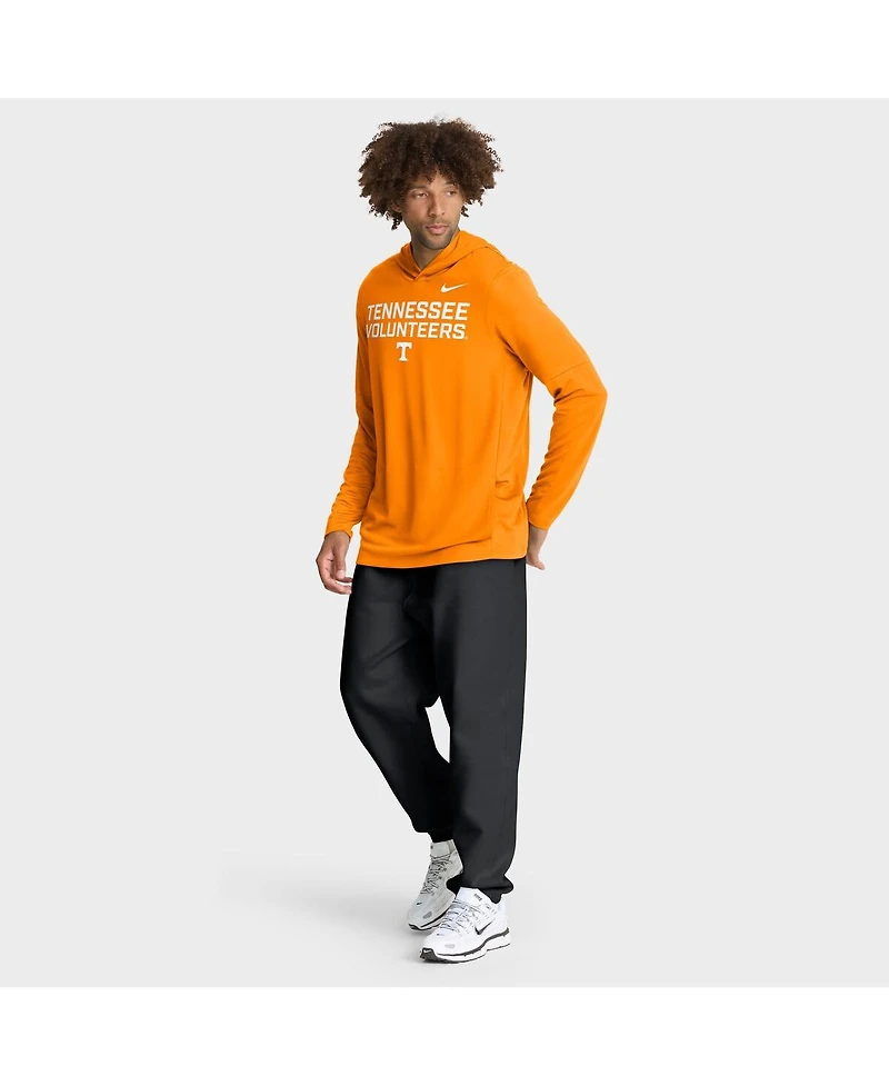 Nike Men's Tennessee Orange Volunteers 2025 Sideline Performance Long Sleeve Hoodie T-Shirt