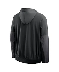 Nike Men's Black Ucla Bruins Anorak Half-Zip Hoodie Jacket