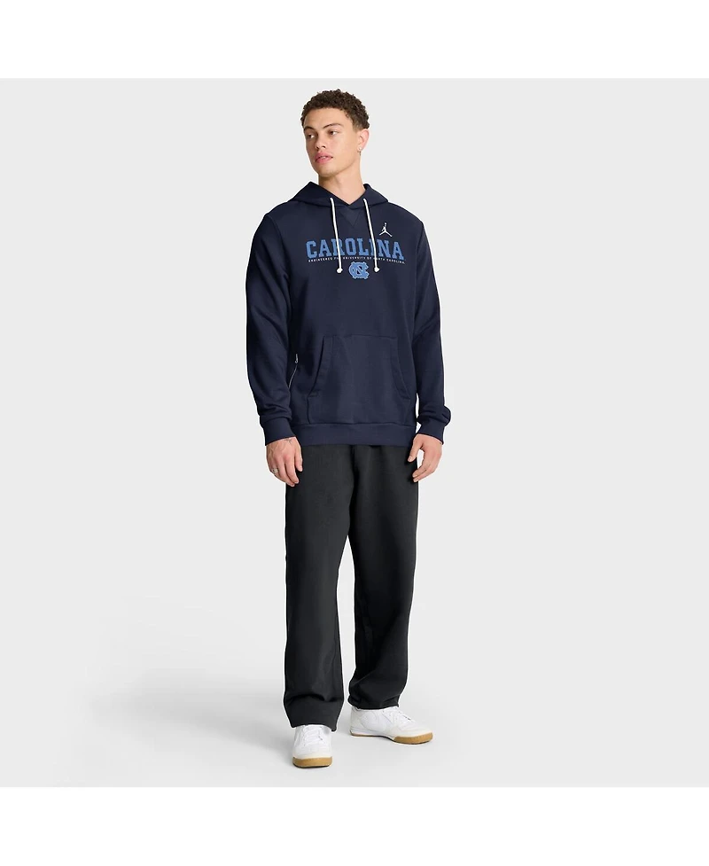 Jordan Men's Navy North Carolina Tar Heels 2025 Sideline Standard Issue Dri-fit Hoodie