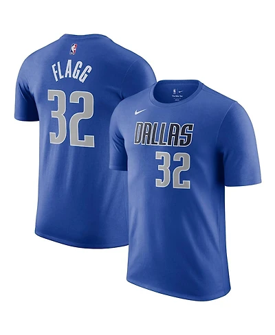 Nike Men's Cooper Flagg Blue Dallas Mavericks 2025 Nba Draft Icon Name Number T-Shirt