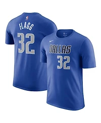 Nike Men's Cooper Flagg Blue Dallas Mavericks 2025 Nba Draft Icon Name Number T-Shirt