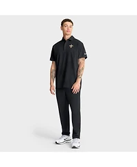 Nike Men's Black New Orleans Saints Sideline City Pride Woven Performance Polo Shirt