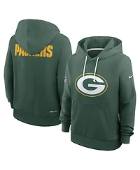 Nike Women's Green Bay Packers Sideline Standard Issue Initial Home Dri-fit Hoodie