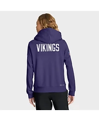 Nike Women's Purple Minnesota Vikings Sideline Standard Issue Throwback Dri-fit Hoodie