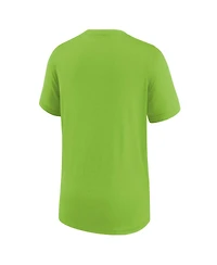 Nike Big Boys and Girls Neon Green Seattle Seahawks Icon Legend T-Shirt