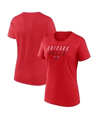 Fanatics Women's Red Chicago Bulls T-Shirt