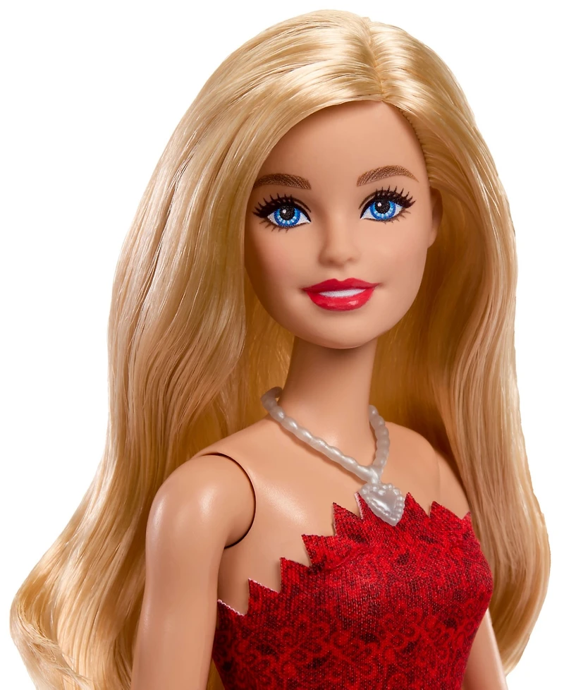 Barbie Mattel 80th Anniversary Celebration Fashion Doll Wearing Dress with Accessories
