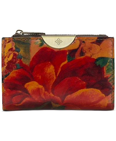 Patricia Nash Busalla Leather Bifold Zipper Wallet