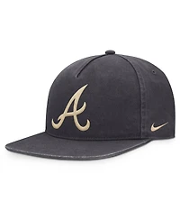 Nike Men's Anthracite Atlanta Braves Monotone Pro Adjustable Hat