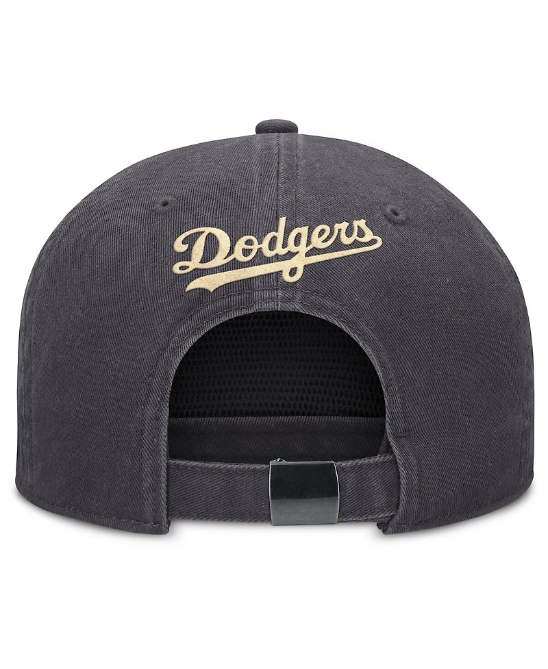 Nike Men's Anthracite Los Angeles Dodgers Monotone Pro Adjustable Hat