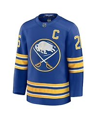 Fanatics Men's Rasmus Dahlin Royal Buffalo Sabres Premium Captain's Patch with Jersey