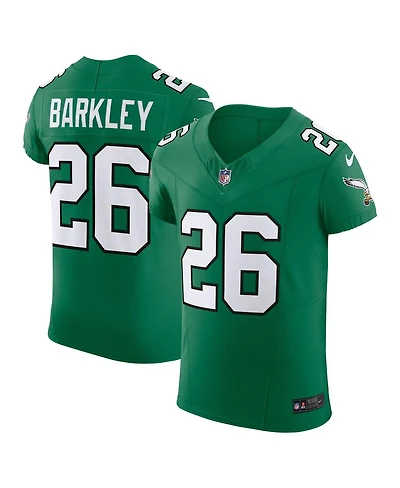 Nike Men's Saquon Barkley Kelly Green Philadelphia Eagles Alternate Vapor F.u.s.e. Elite Jersey