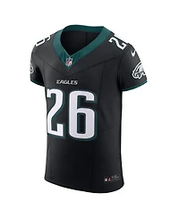 Nike Men's Saquon Barkley Black Philadelphia Eagles Alternate Vapor F.u.s.e. Elite Jersey