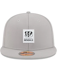 New Era Men's Gray Cincinnati Bengals 2025 Sideline 59FIFTY Fitted Hat